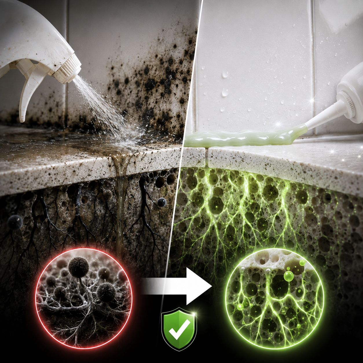 NuroClean kills mould at the root